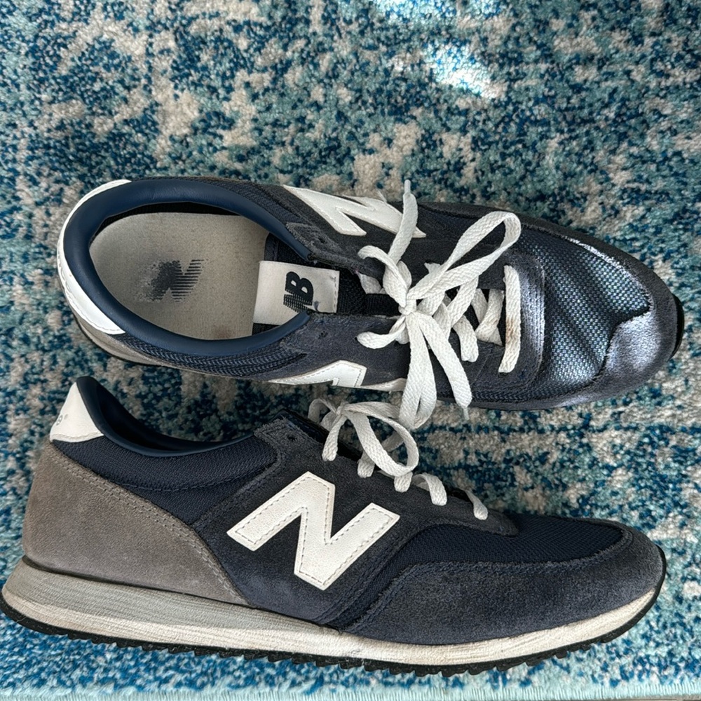 New Balance for J.Crew Navy Blue/Gray Sneakers - Size 9.5 Womens